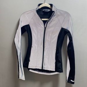 Athleta Reflective Running Full Zip Jacket - XXS